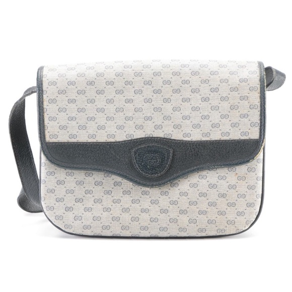 ⭐️ Vintage 1980’s Gucci Coated Canvas Leather Bag - Picture 3 of 16